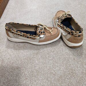 Sperry Angelfish Boat Shoes Women Size 8.5 Wide Leather